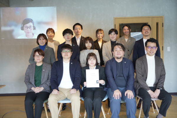 入社式＿集合写真